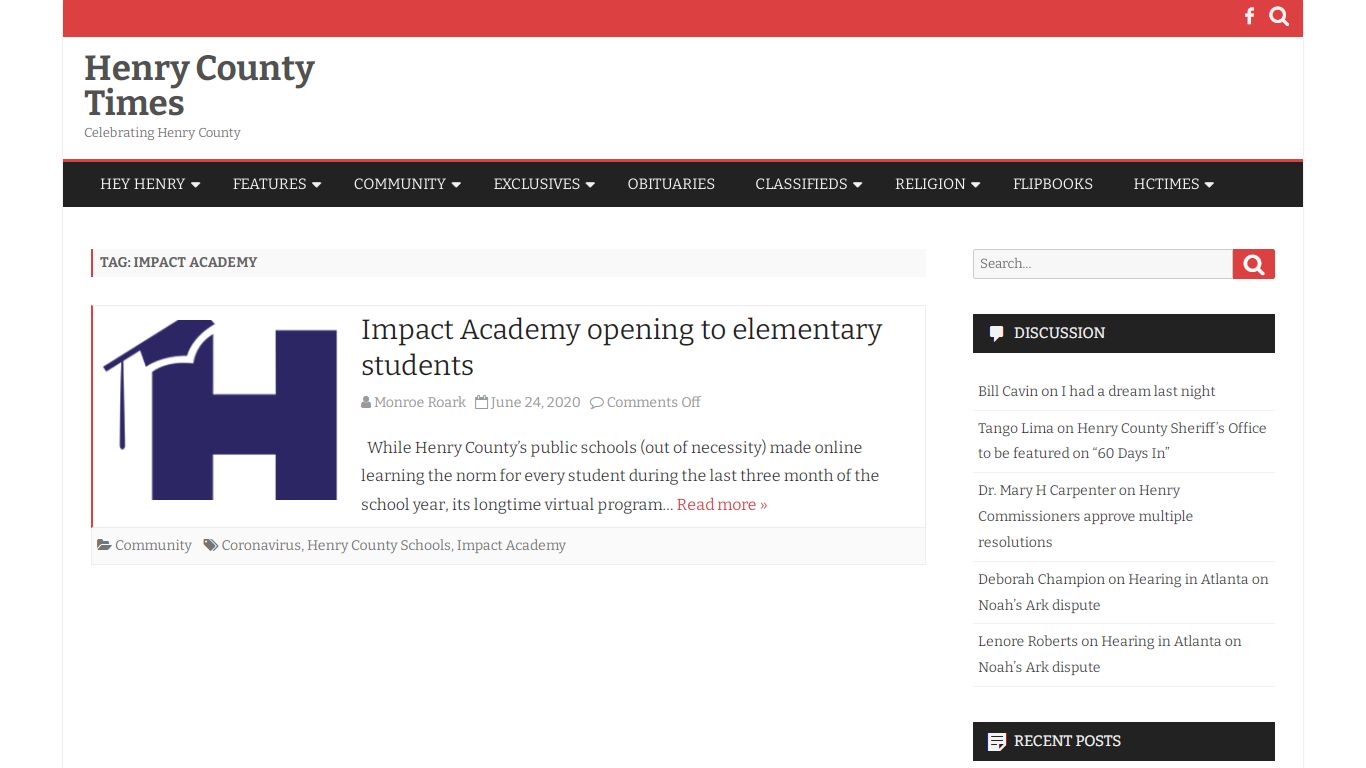 Impact Academy – Henry County Times